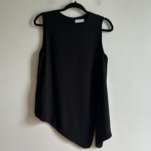 Aritzia Babaton Sz S Black Asymmetrical Side Slit Camisole